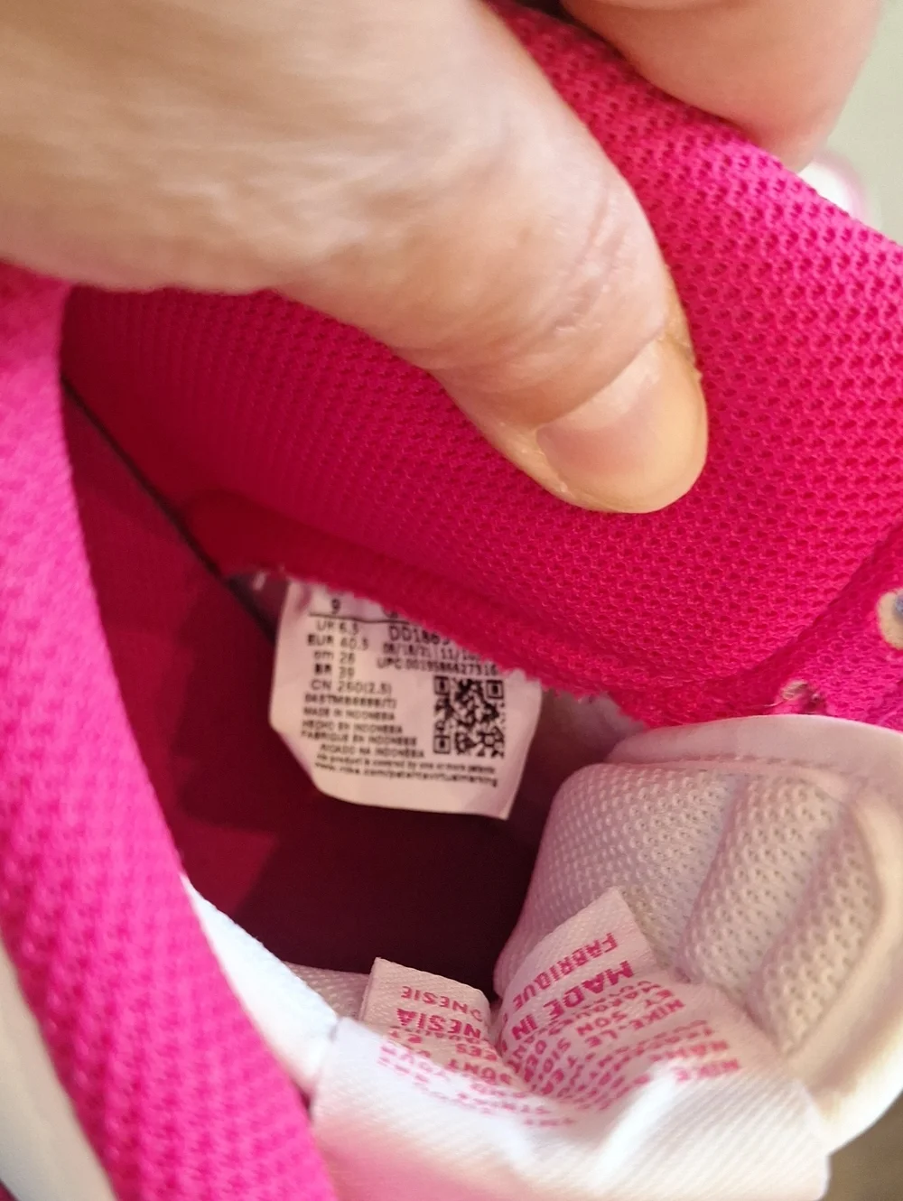 Nike Dunk High Prime Pink & White Combo Sneakers Women's Size 9